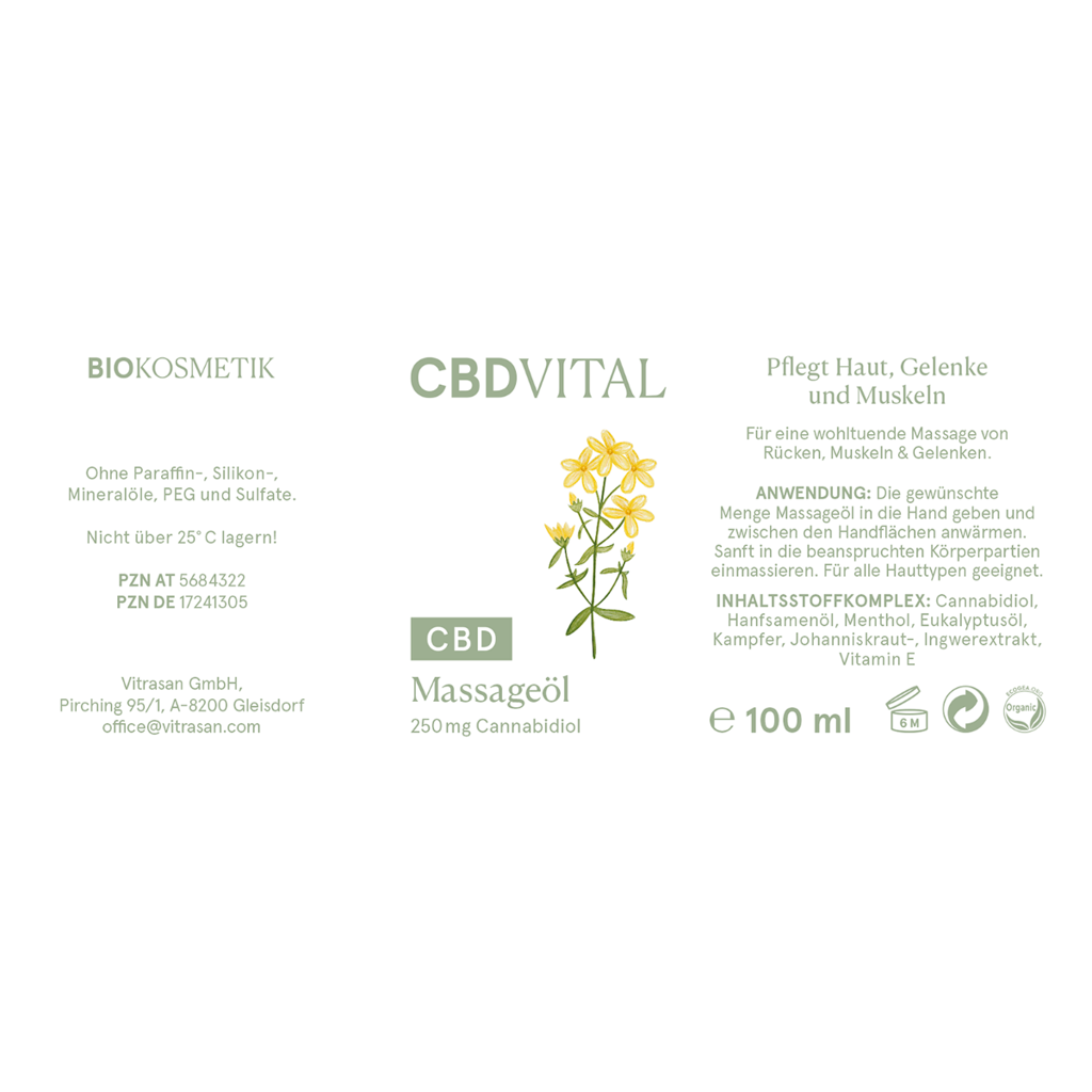 CBD Massageöl