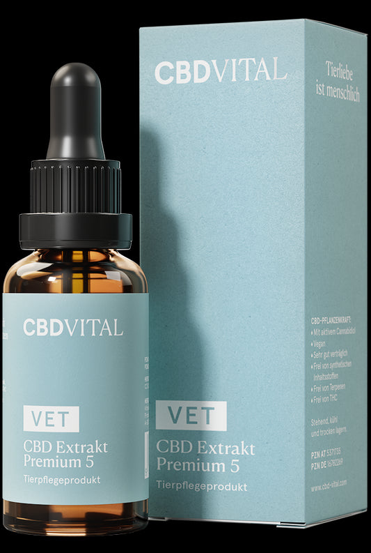 VET CBD Extrakt Premium 5% 30ml