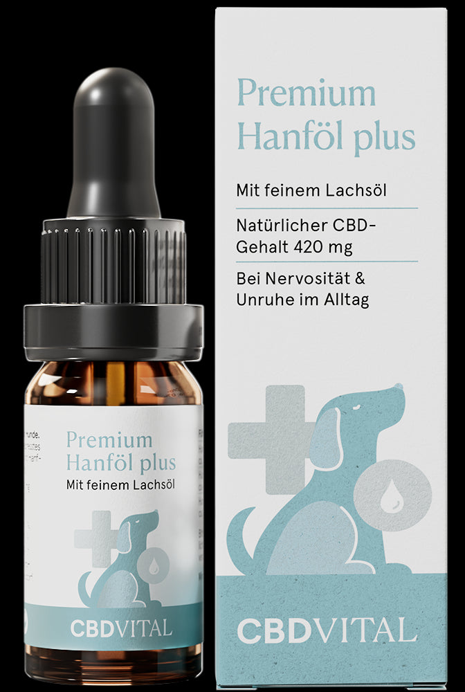 CBD Hanföl für Hunde 10ml, 4,2%