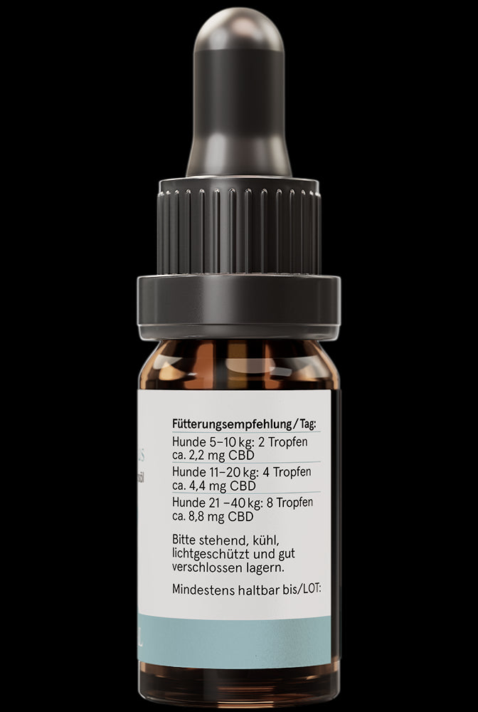 CBD Hanföl für Hunde 10ml, 4,2%