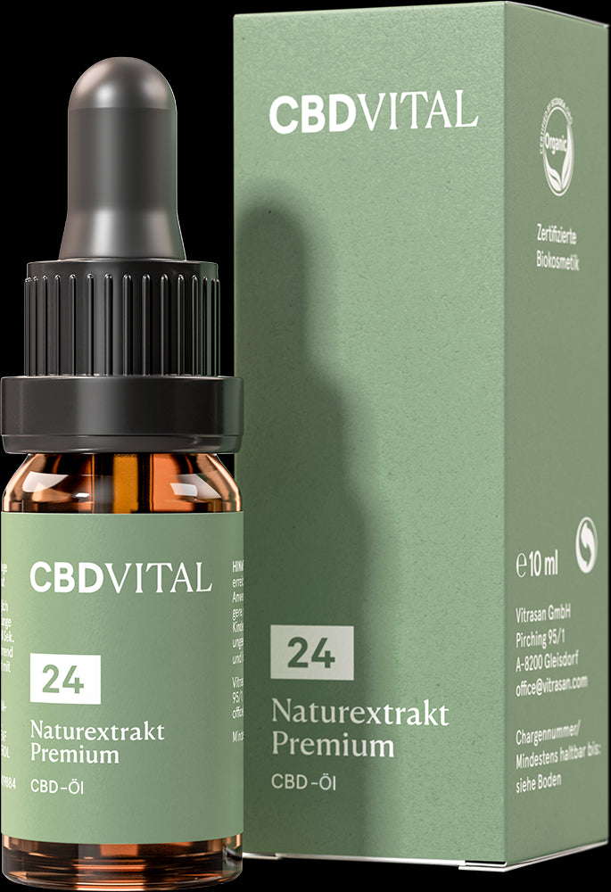 CBD Naturextrakt PREMIUM Öl 24% 10ml