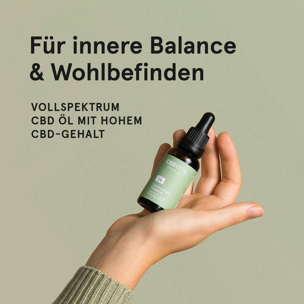 CBD Naturextrakt PREMIUM Öl 24% 10ml
